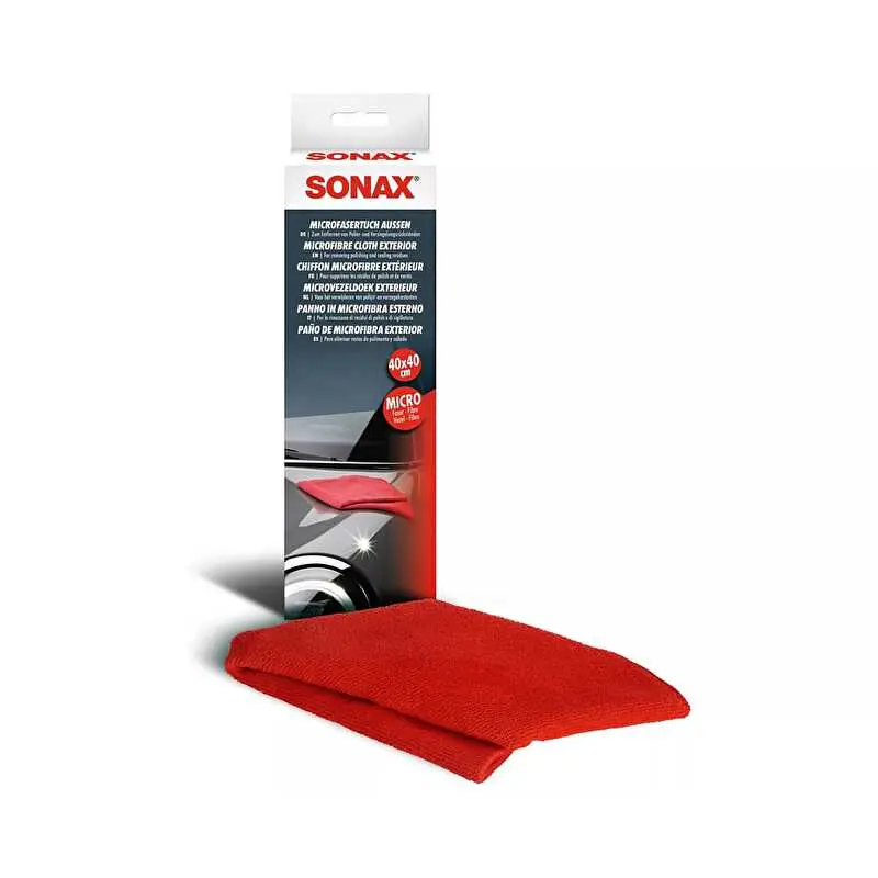 SONAX - Microfibră pentru exterior (40×40 cm) foto 1